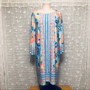 Tropical Floral Pastel Dress